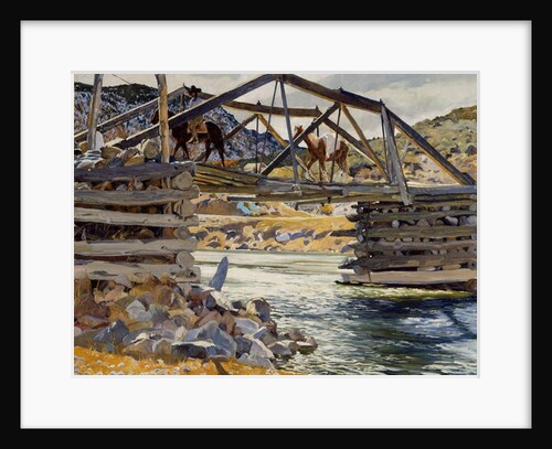 Crossing the Rio Grande, c.1914-31 by Walter Ufer