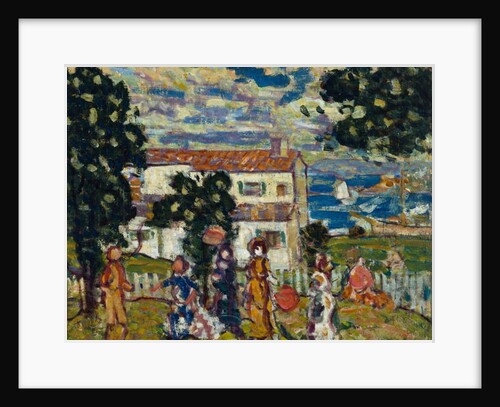 New England Village, 1912-14 by Maurice Brazil Prendergast