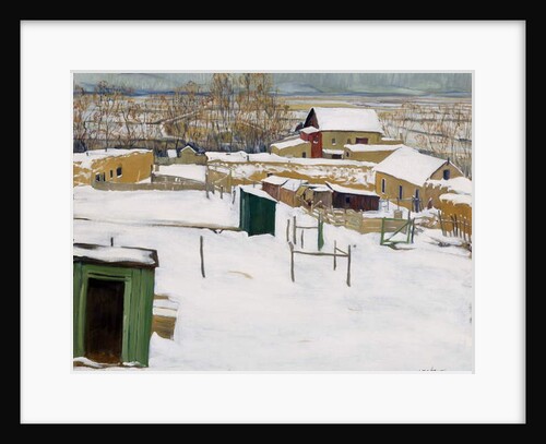 Taos in the Snow, c.1914-20 by Walter Ufer