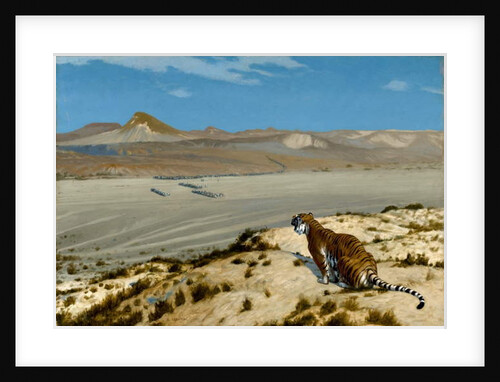 Tiger on the Watch, c.1888 by Jean Leon Gerome