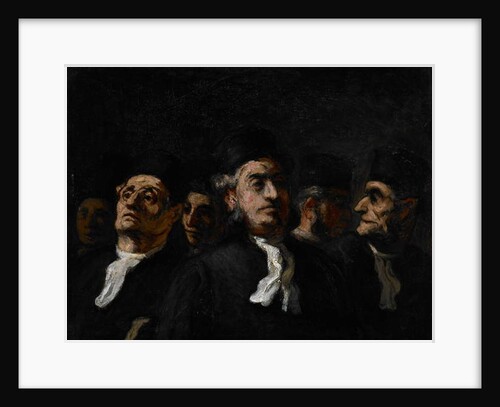 Lawyer's Meeting, c.1860 by Honore Daumier