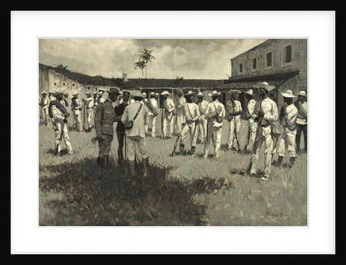 Disbanding Gomez' Army, 1899 by Frederic Remington