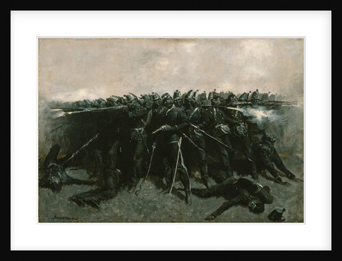 The Infantry Square, c.1893 by Frederic Remington