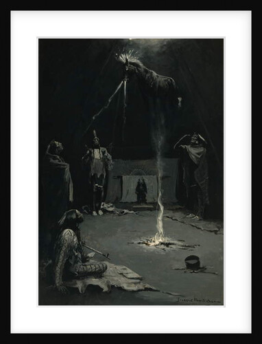 The Going of the Medicine-Horse 1897 by Frederic Remington