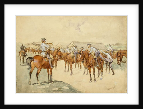 A Call to Arms 1892-93 by Frederic Remington
