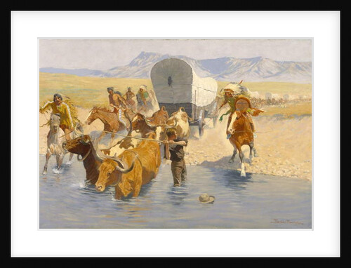 The Emigrants, c.1904 by Frederic Remington