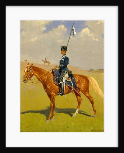 The Hussar 1892-93 by Frederic Remington