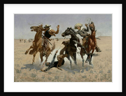 Aiding a Comrade 1889-90 by Frederic Remington