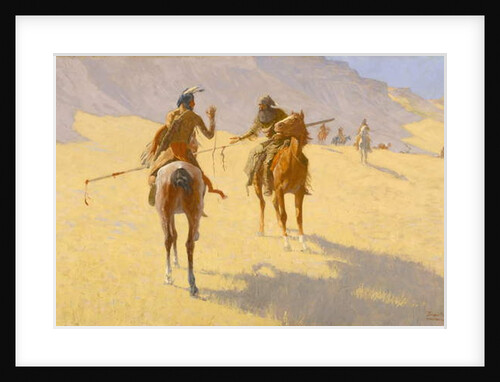 The Parley, 1903 by Frederic Remington