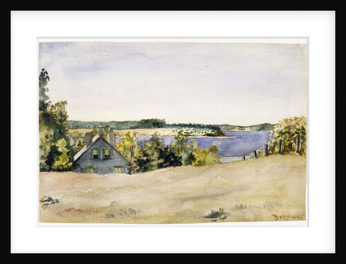 Gardiner's Bay from Sag Harbor, 1899 by George Wesley Bellows