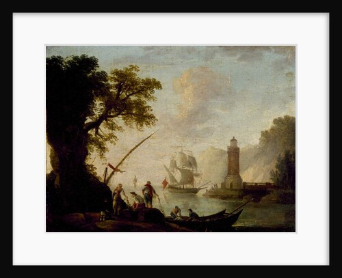 A Mediterranean Coastal View, no date by Claude Joseph Vernet
