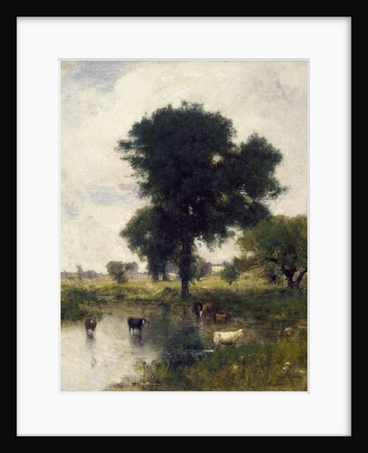 Cattle in Pool, 1880 by George Snr. Inness