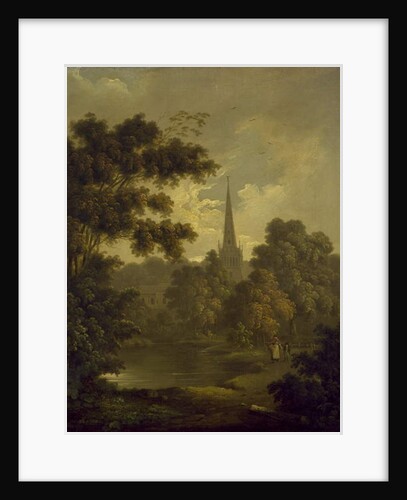 Landscape with Figures, no date by John Rathbone