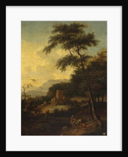Italianate Landscape by the Sea, no date by Jan Wijnants