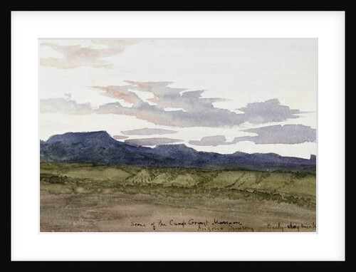 Scene of the Camp Grant Massacre, Arizona, 1869-1871 by Vincent Colyer