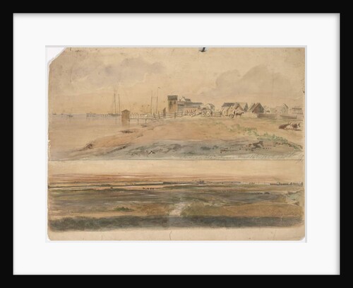 Indianola, Texas and Indianola with Lavaca Point in the Distance, May 16, 1852 by Thomas Flintoff
