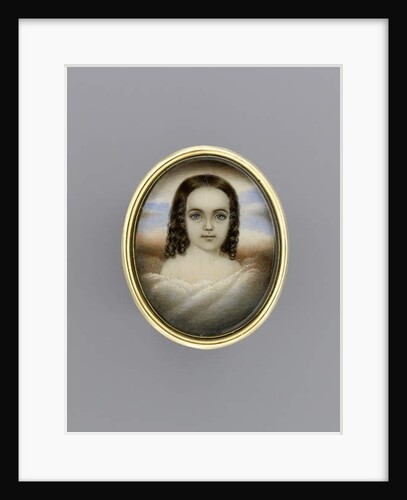 Portrait of a Girl, c.1852 by Clarissa (1809–54) (attr. to) Peters