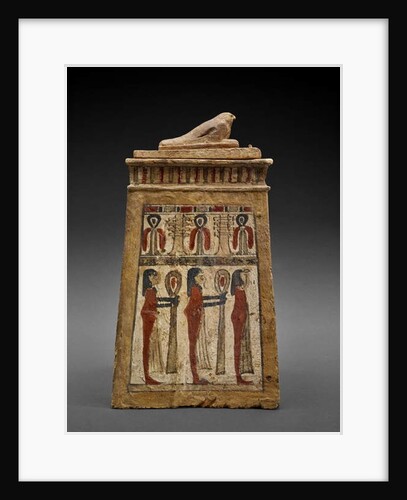 Shawabti Chest with Lid and Falcon, 332-30 BC by Egyptian 30th Dynasty