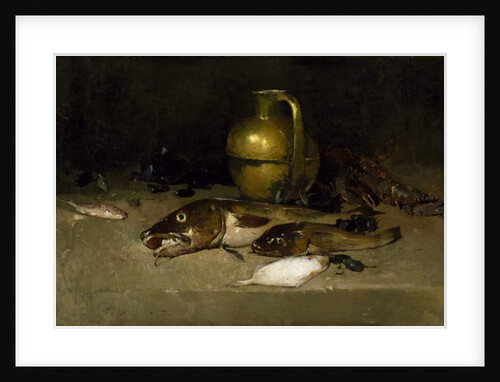 Still Life with Fish, 1897 by Emil Carlsen