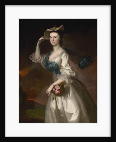 Portrait of Abigail Erving Scott, 1760 by Joseph Jonathan Blackburn