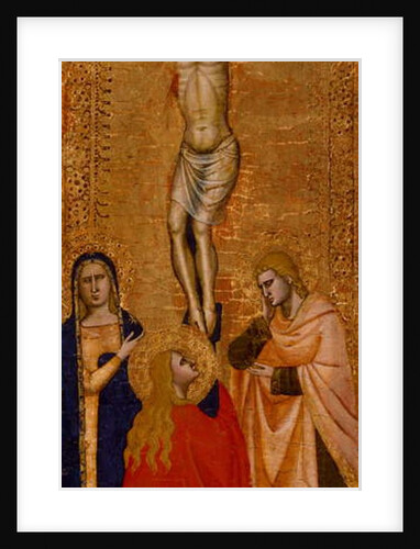 Christ on the Cross with the Virgin, Saint John, and Saint Mary Magdalene, c. 1360-1380 by Italian School