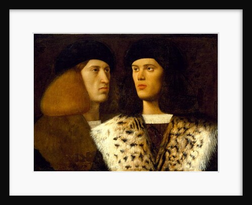 Portrait of Two Young Men, c.1515 by Vittore Belliniano