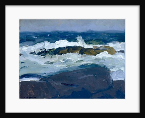 Rock Reef, Maine, 1913 by George Wesley Bellows