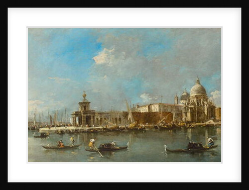 Santa Maria della Salute and the Dogana, Venice, c.1783 by Francesco Guardi