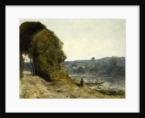 The Departure of the Boatman, 1870-72 by Jean Baptiste Camille Corot