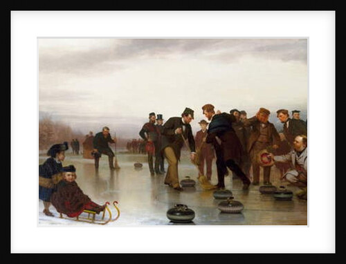 Curling; a Scottish Game, at Central Park, 1862 by John George Brown
