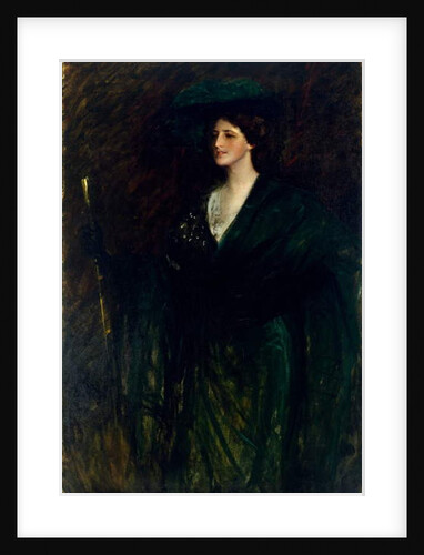 The Emerald Lady, c.1896-1900 by William Merritt Chase