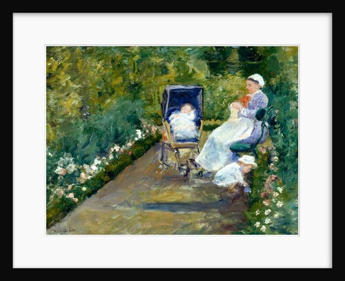 Children in a Garden, 1878 by Mary Stevenson Cassatt
