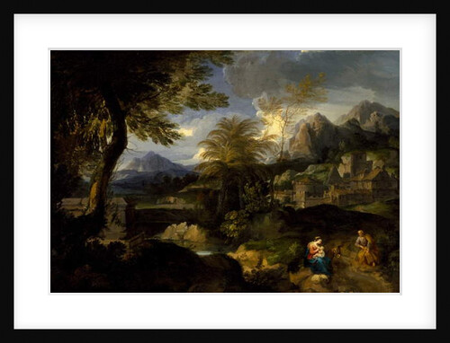 The Rest on the Flight into Egypt, 1670-1700 by European School