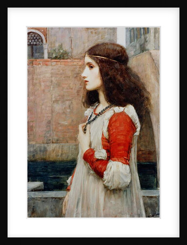 Framed Art Print - Circe Invidiosa 1892 By John William Waterhouse - 18x32, Gold Frame