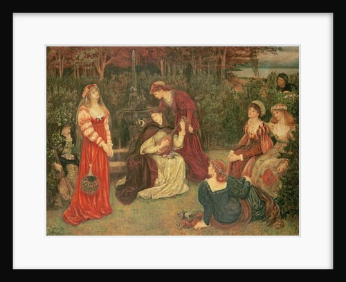 Fiammetta Singing, 1879 by Marie Spartali Stillman