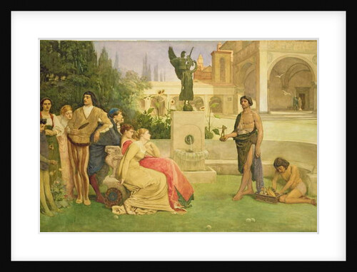 The Seller of Statuettes, 1874 by James Dromgole Linton