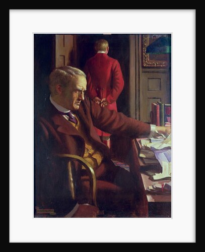 And he begetteth a son, and there is nothing in his hand by John Byam Liston Shaw