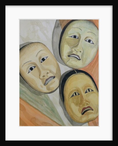Oriental Masks by Carolyn Hubbard-Ford
