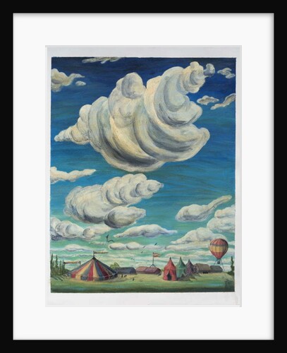Big Clouds Over Circus Tents, 1992 by Carolyn Hubbard-Ford