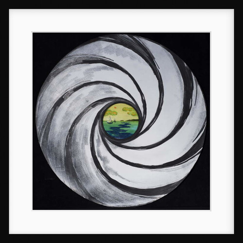 Lense Swirl with Sea and Clouds, 2005 by Carolyn Hubbard-Ford