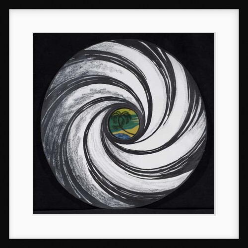 Lense Swirl with Palm Tree, 2005 by Carolyn Hubbard-Ford