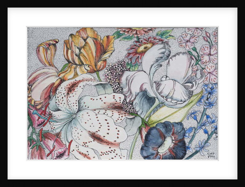 Jumbled Flowers, 1991 by Carolyn Hubbard-Ford