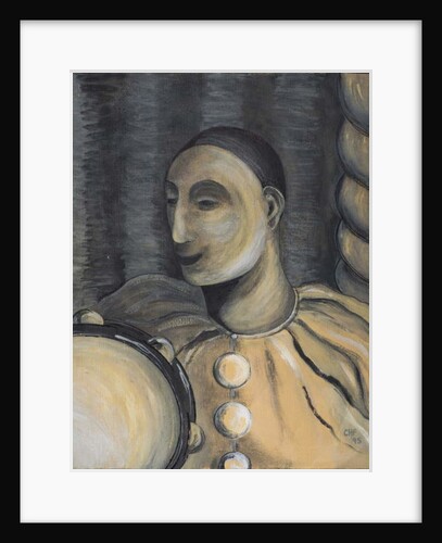 Clown with Tambourine, 1995 by Carolyn Hubbard-Ford