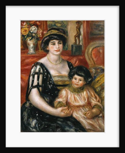 Madame Josse Bernheim-Jeune et son fils Henry' by Pierre Auguste Renoir