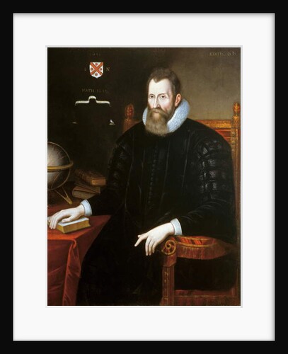 Portrait of John Napier, scottish mathematician - 1616 by English School