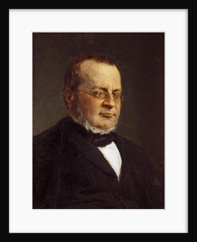 Portrait of Camillo Benso, count of Cavour. by Francesco Hayez