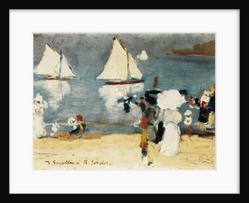 the beach of la OCncha in San Sebastian, 1912 by Joaquin Sorolla y Bastida