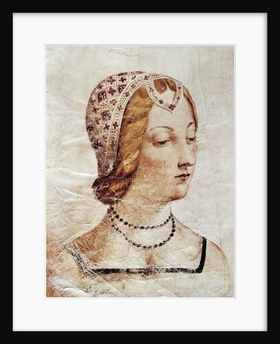 Miniature depicting Laure de Noves by Florentine School