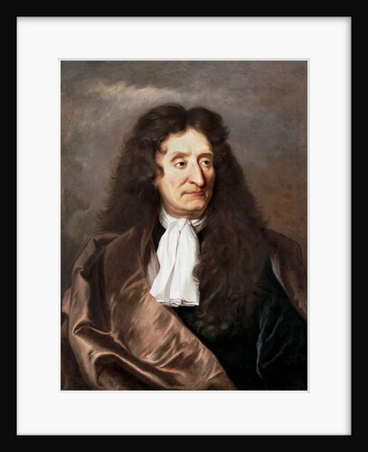 Portrait of Jean de La Fontaine, c.1675-1685 by Hyacinthe Francois Rigaud