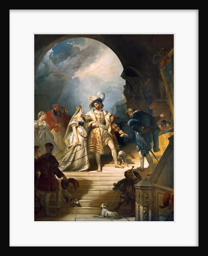 Francis I and his sister Marguerite of Angouleme, Queen of Navarre by Alexandre Evariste Fragonard